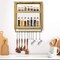 3-Tier Sorbus Bamboo Shelves & Towel Rack - Wall Mounted Storage and Organization for Bathroom, Kitchen & more